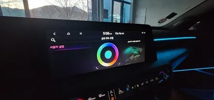 부산 K8 엠비언트 순정연동 활성화 설치.