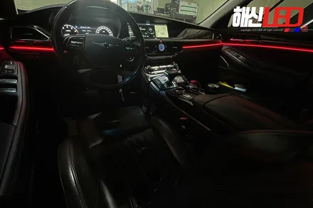 제네시스EQ900 비노출 엠비언트로 차량분위기를 UP! / 화성 봉담