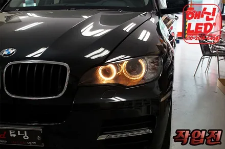 BMW X6 링마커 엔젤아이 화이트 / 화성 봉담