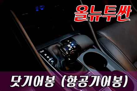 올뉴투싼 기어봉튜닝(닷기어봉,항공기어봉) / 화성 봉담