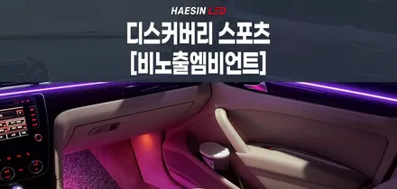 랜드로버 디스커버리스포츠차량에 센스있는 튜닝감성 비노출엠비언트! / 화성 봉담