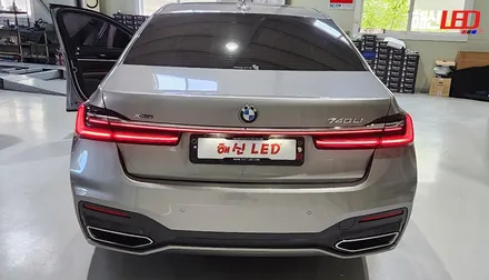 BMW 7시리즈(G12) 740Li 엔젤아이 DRL 변색 황변 점등불량 수리 (봉담/오산/향남/정남) / 화성 봉담