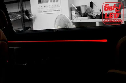 더뉴카니발 광섬유 엠비언트 + C필러 작업 / 화성 봉담