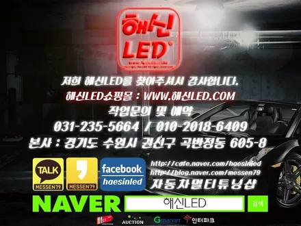 올뉴 렉스턴 해신RGB 엠비언트 / 화성 봉담
