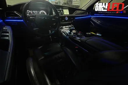 제네시스EQ900 비노출 엠비언트로 차량분위기를 UP! / 화성 봉담