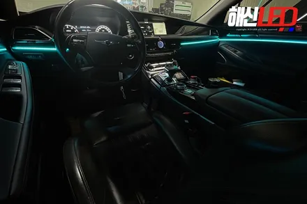제네시스EQ900 비노출 엠비언트로 차량분위기를 UP! / 화성 봉담