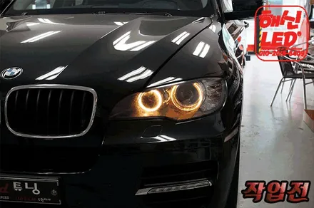 BMW X6 링마커 엔젤아이 화이트 / 화성 봉담