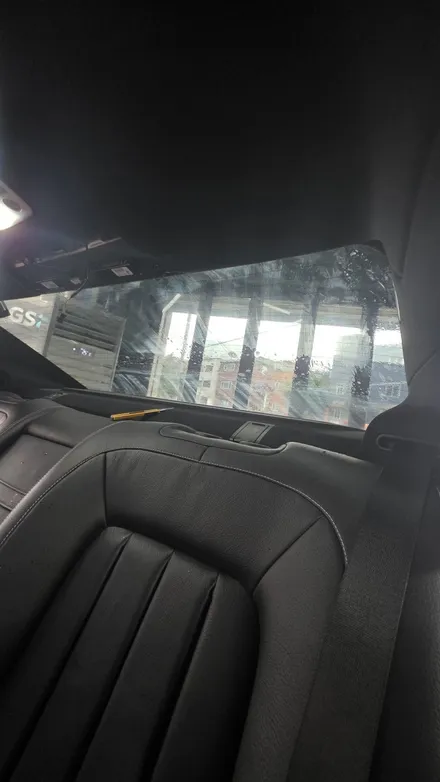 강북구덴트썬팅랩핑외형복원전문점 엠씨팩토리에서 벤츠CLS 열선 로얄시리즈101 재시공 완료! / 강북구 수유동