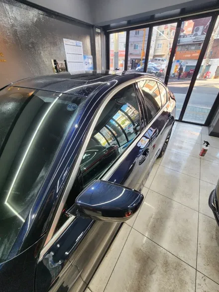 강북구 수유동 랩핑 크롬죽이기 외형복원 판금도색 전문점에서 BMW 5시리즈 크롬죽이기하기! / 강북구 수유동
