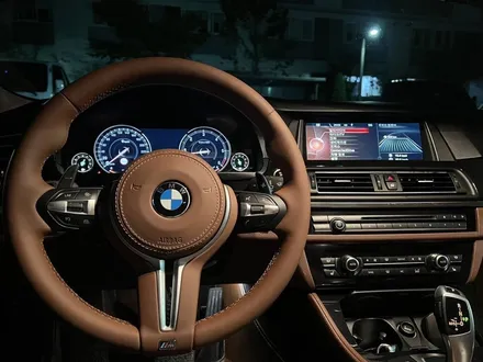 BMW 520d 브라운가죽  열선 M핸들  시공 / 전남 여수