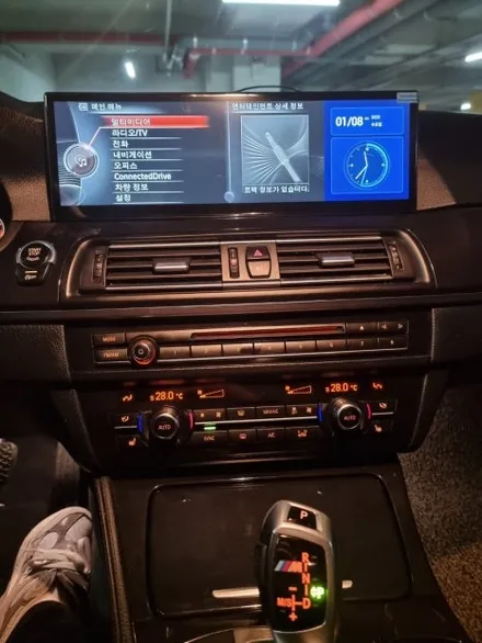 여수 순천 광양 BMW F10 520d M핸들 15인치 안드로이드올인원 ( 2종 패키지 ) 미스터커스텀 / 전남 여수