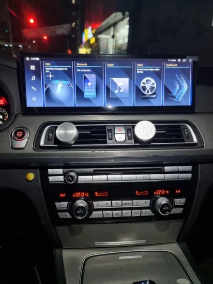 부산 BMW F02 730ld 2종패키지 M핸들 15인치 안드로이드올인원 시공 미스터커스텀 생활코딩완료 / 전남 여수