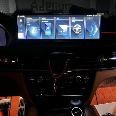 대구 김해 부산 BMW F16 X6 신형계기판 원격시동 15인치안드로이드올인원 크리스탈기어봉 시공 미스터커스텀 / 전남 여수