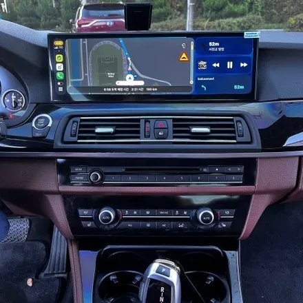 광양 여주 순천 BMW f10 520d m핸들 15인치 안드로이드올인원 시공 미스터커스텀 / 부산 해운대