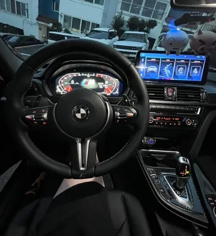 부산 BMW F30 320d 3종패키지 신형계기판 / 디지털계기판 M핸들 12.3인치 안드로이드올인원 시공 미스터커스텀 / 전남 여수