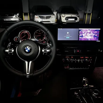 [대구/부산/울산] BMW F15 X5 핸들 교체 - M핸들 및 15인치 안드로이드올인원 실내 튜닝 | 미스터커스텀 / 부산 해운대