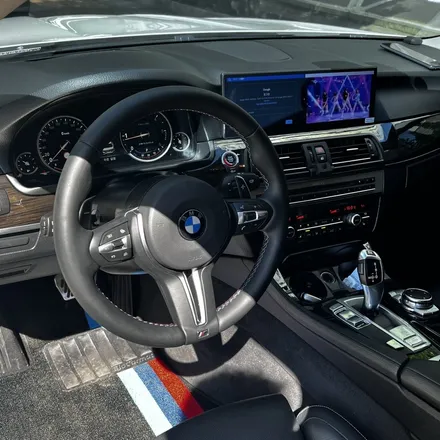 대구 BMW F10 520d m핸들 튜닝 15인치 안드로이드올인원 교체 미스터커스텀 / 부산 해운대