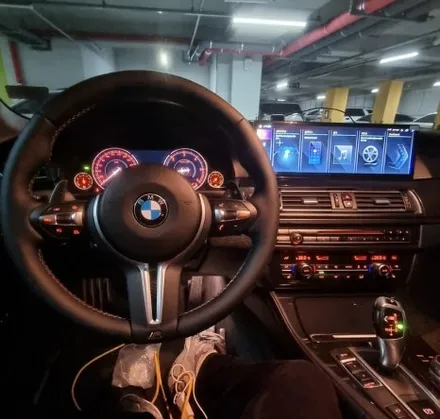 여수 순천 광양 BMW F10 520d M핸들 15인치 안드로이드올인원 ( 2종 패키지 ) 미스터커스텀 / 전남 여수