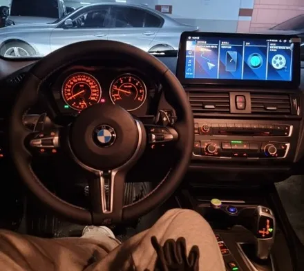 부산 대구 경남 BMW F20 118d 2종패키지 M핸들 12.3인치 안드로이드올인원 시공 / 전남 여수