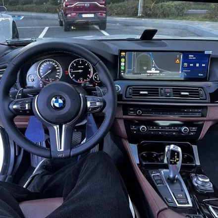 광양 여주 순천 BMW f10 520d m핸들 15인치 안드로이드올인원 시공 미스터커스텀 / 부산 해운대