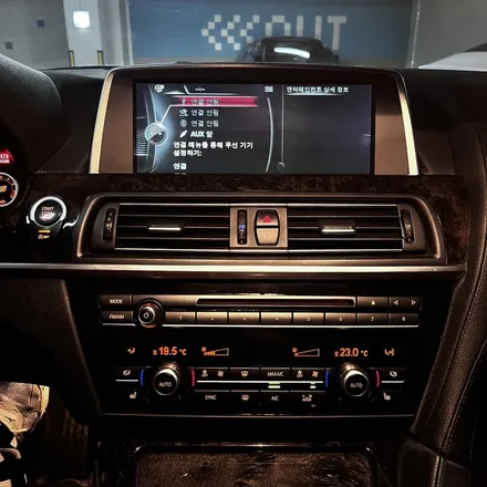 부산 대구 김해 BMW F07 640d 신형계기판 안드로이드올인원 크리스탈기어봉 M핸들 4종패키지 시공 미스터커스텀 / 전남 여수