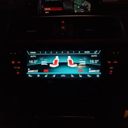 광주 순천 광양 BMW F34 3GT M핸들 크리스탈기어봉 안드로이드올인원 원격시동 디지털공조기 5종패키지 시공 미스터커스텀 / 전남 여수