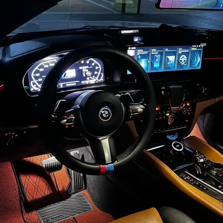 대구 김해 부산 BMW F16 X6 신형계기판 원격시동 15인치안드로이드올인원 크리스탈기어봉 시공 미스터커스텀 / 전남 여수