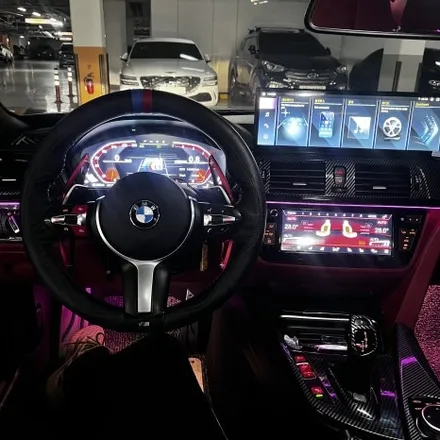 대구 부산 창원 BMW F36 420d 신형계기판 디지털공조기 원격시동 15인치안드로이드올인원 시공 미스터커스텀 / 전남 여수