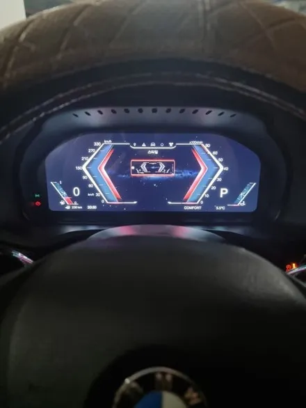 서울 BMW F30 320d 3종패키지 디지털계기판 카본M핸들 15인치 안드로이드올인원 시공 / 전남 여수