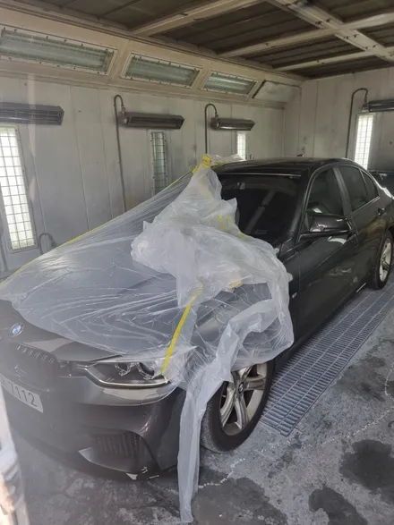 순천 광양 BMW 3시리즈 f30 320d 카본M핸들 시공 미스터커스텀 / 전남 여수