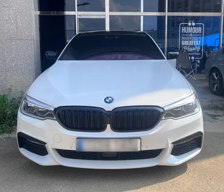 대전 BMW G30 520D CS핸들 크리스탈기어봉 2종패키지 시공 미스터커스텀 신형M핸들 BMW신형핸들 / 전남 여수