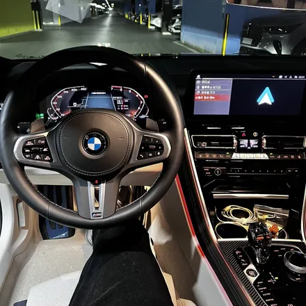 부산 울산 창원 BMW G16 M850i 신형 카본 m핸들 m1m2활성화 튜닝 미스터커스텀 / 부산 해운대