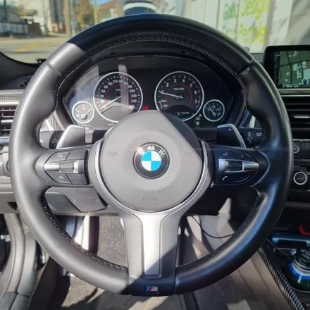 부산 BMW F30 328i 카본M핸들 15인치 안드로이드올인원 시공 미스터커스텀 / 전남 여수
