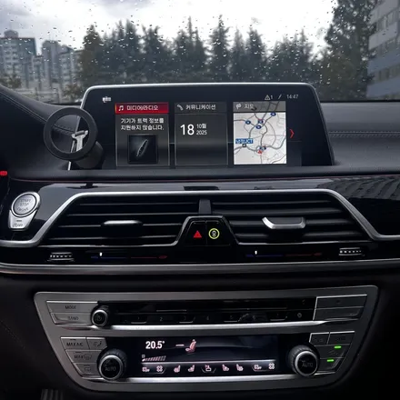 김해 BMW G11 730ld 15인치안드로이드올인원 시공 미스터커스텀 / 전남 여수