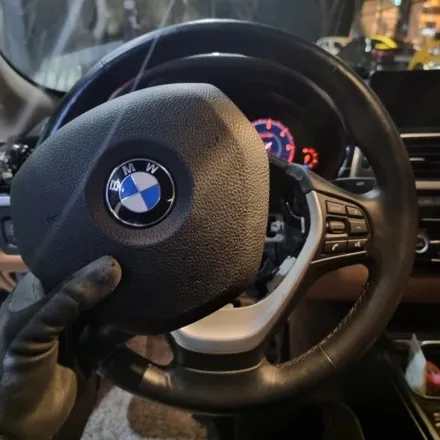 광주 순천 광양 BMW F34 3GT 원격시동 디지털공조기 m핸들 15인치안드로이드올인원 크리스탈기어봉 시공 미스터커스텀 / 부산 해운대