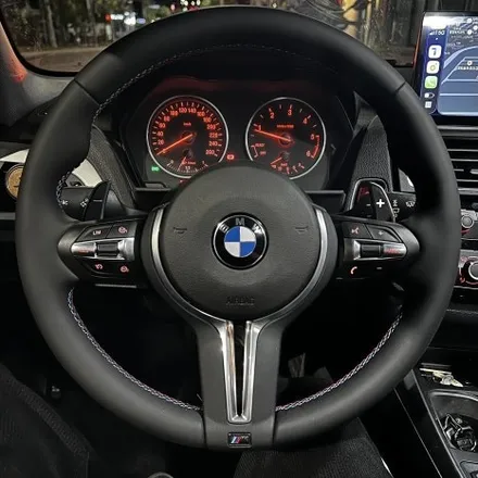 [구미/부산/대구] BMW f20 118d M핸들(크루즈활성화) + 12.3인치 카플레이&안드로이드오토 디스플레이 시공 - 미스터커스텀 / 부산 해운대