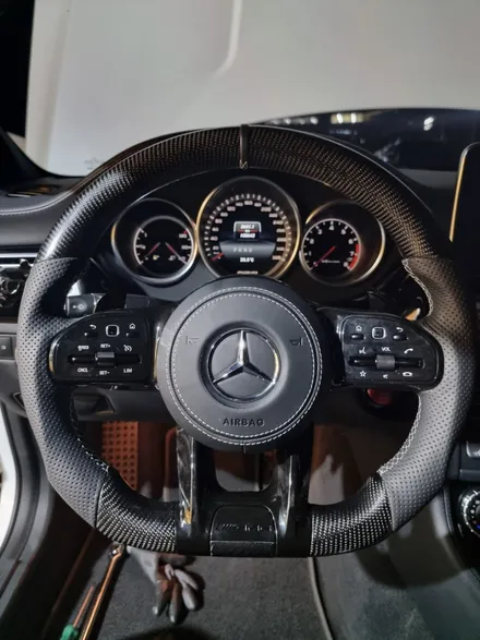CLS63 카본 D컷 핸들 / 전남 여수