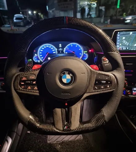 BMW G12 730ld 카본D컷 핸들 (선착순 이벤트 90만원) / 전남 여수