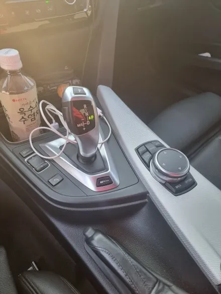 여수 순천 광양 BMW F30 330e 크리스탈기어봉 시공 미스터커스텀 / 전남 여수