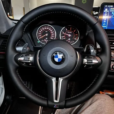 부산 대구 BMW F20 118d m핸들 12.3인치안드로이드올인원 크리스탈기어봉 3종패키지 시공 / 전남 여수