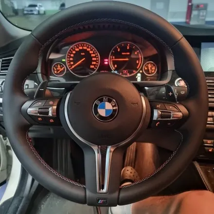 부산 창원 대구 경남 BMW F10 520d M핸들 + 12.3인치 안드로이드올인원 시공 미스터커스텀 / 전남 여수