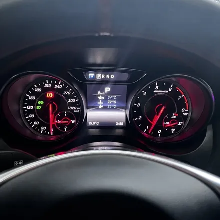 울산 벤츠 C117 CLA45 AMG 실내 튜닝, 카본 잠자리 핸들·신형 디지털 계기판 튜닝·10.25인치 안드로이드 올인원 (미스터커스텀) / 부산 해운대