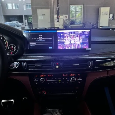 [부산/창원/울산] BMW F16 X6 15인치 안드로이드올인원 네비 교체로 실내 분위기 반전! - 미스터커스텀 / 부산 해운대