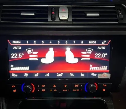 광주 BMW F10 520d 6종패키지 디지털계기판 디지털공조기 M핸들 15인치 안드로이드올인원 원격시동  크리스탈기어봉 시공 미스터커스텀 동영상 참고 / 전남 여수