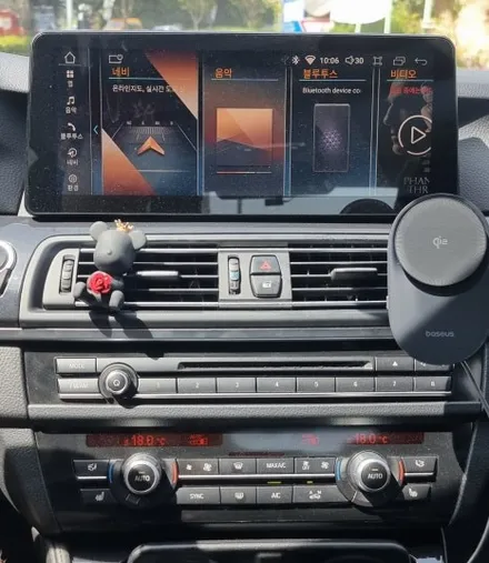 창원 울산 김해 BMW F10 520d M핸들 12.3인치 안드로이드올인원 시공 미스터커스텀 / 전남 여수