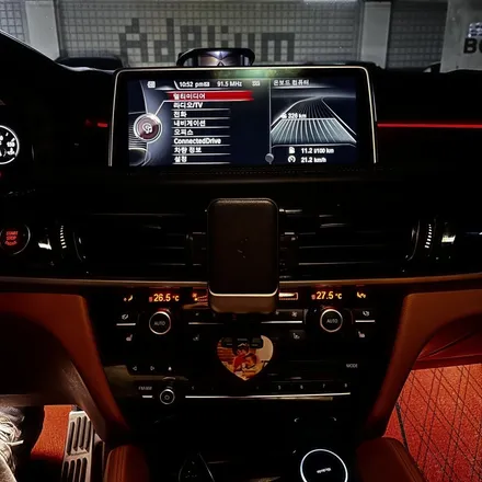 대구 김해 부산 BMW F16 X6 신형계기판 원격시동 15인치안드로이드올인원 크리스탈기어봉 시공 미스터커스텀 / 전남 여수