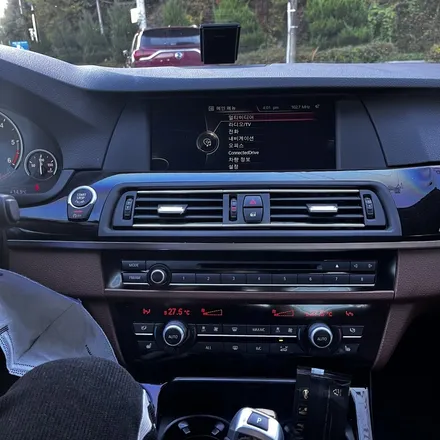 광양 여주 순천 BMW f10 520d m핸들 15인치 안드로이드올인원 시공 미스터커스텀 / 부산 해운대
