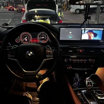 부산 김해 대구 BMW F16 X6 15인치 안드로이드올인원 시공 / 부산 해운대