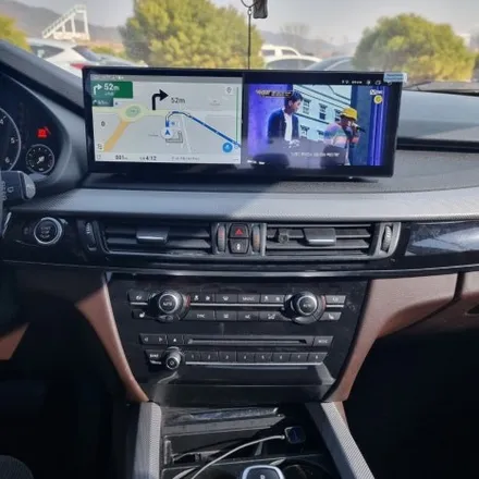 경상남도 거창 BMW F15 X5 M핸들 15인치 안드로이드올인원 2종패키지 시공 미스터커스텀 / 전남 여수