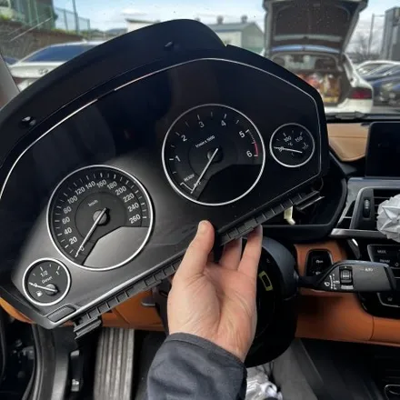 부산 창원 김해 BMW F30 320i 신형계기판 M핸들 12.3인치 안드로이드올인원 시공 미스터커스텀 / 부산 해운대
